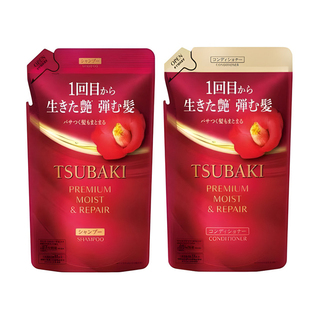 日本TSUBAKI/丝蓓绮洗发水护发素红椿金椿黑椿替换装修复干枯毛躁