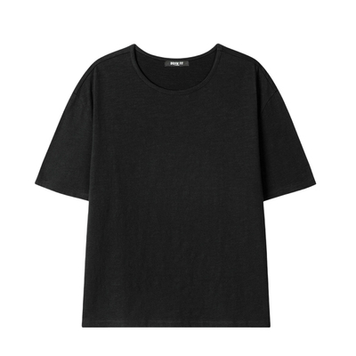DRAW FIT [STOKERS X DRAWFIT] 槽纹棉圆领T恤 [韩国官网直邮进口