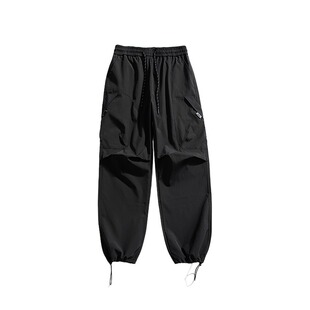 班尼路SK夏季款休闲裤男户外机能风工装束脚运动夏季男士长裤子YS