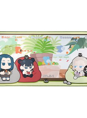 极想罗小黑联名款趣玩时刻鼠标垫