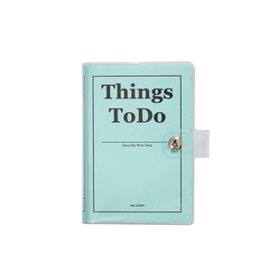 『言本文具』每日待办事项本 365天系列things todo计划本加厚小本横线简约便携胶套软面 1183