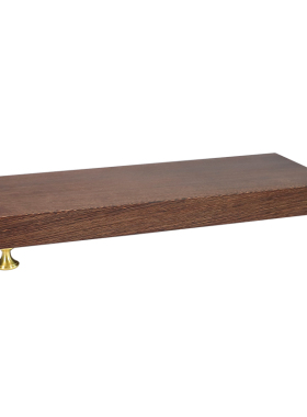 实木长方形茶具花盆新中式风底座