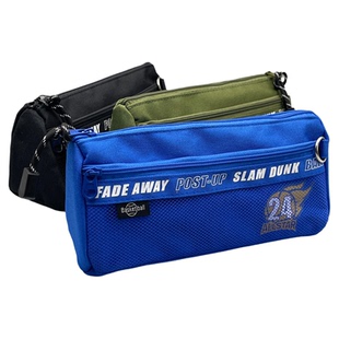 晨光热血篮球三角包笔袋可爱大容量收纳整理文具包文具袋加长型初中生男生女生开学牛津布日系铅笔盒