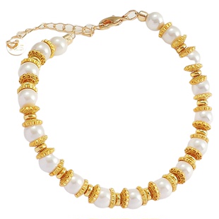 14K包金链子心片龙虾扣弹簧扣DIY饰品配件花苞尾链/延长链6.5cm