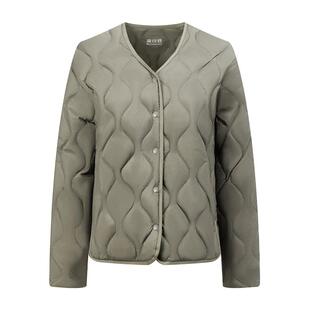 波司登轻薄羽绒服女短款2025新款宽松V领保暖时尚百搭葫芦纹外套