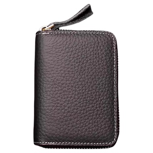 真皮卡包女款2025新款男士防盗刷装卡的卡夹银行卡片包证件收纳包