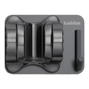 DGFLIPS不锈钢可调节花洒支架免打孔沐浴喷头挂架固定座瓷砖墙座