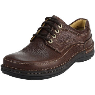 clarks其乐男鞋秋冬经典商务皮鞋英伦风舒适休闲鞋Nature Three