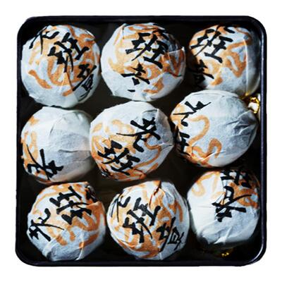 茶叶 云南普洱茶2016年老班章古树纯料熟茶龙珠80g盒装10颗