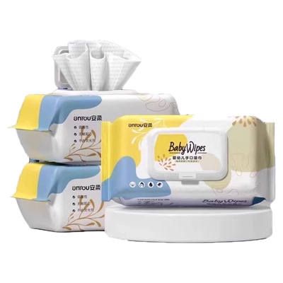 家用便携卫生沐浴母婴手口湿巾纸