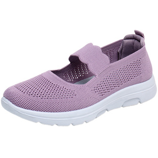 夏季老北京布鞋女款网鞋老年人网面透气妈妈鞋软底防滑老人奶奶鞋