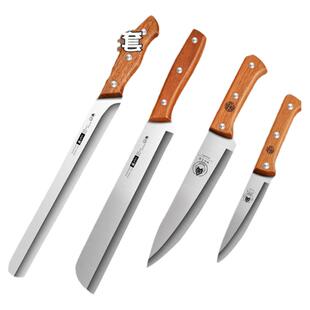 水果刀家用实木切西瓜刃商用加长锋利瓜果刀宿舍用学生厨房削皮刀