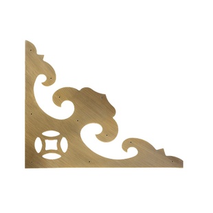 老式仿古大门装饰角花铜护角中式金属三角码铜包角包边90度直角马