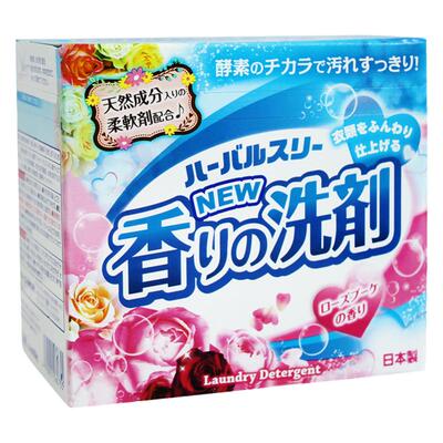日本酵素渗透玫瑰铃兰花香洗衣粉