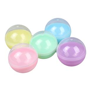 扭蛋壳空壳 扭蛋机蛋壳娃娃机球可开口抽奖球塑料扭蛋盒子现货