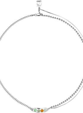 福禄寿喜福豆小豆荚罗云熙项链