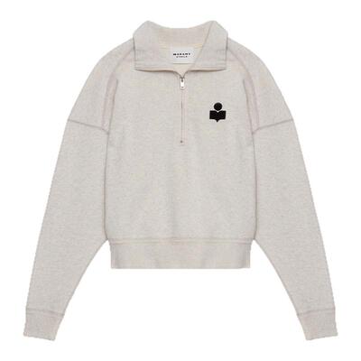 MARANT ETOILE ROSS休闲棉质立领拉链运动衫女