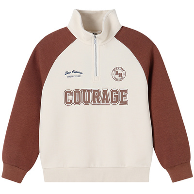 【商场同款】安奈儿童装男童长袖卫衣秋新款学院风AB531132