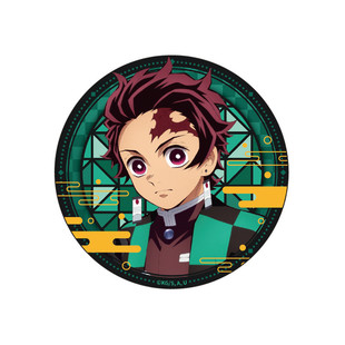 官方正版鬼灭之刃周边徽章组无限列车篇义勇炼狱伊之助动漫吧唧