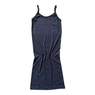 欧美露肩露背吊带裙开衩性感打底包臀裙显瘦修身连衣裙家居睡衣棉