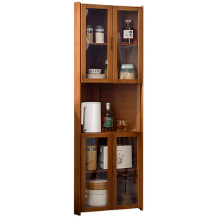 木马人转角餐边柜酒柜储物柜茶水柜边柜厨房置物柜橱柜子客厅靠墙