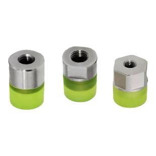 内外螺纹型M3M4M5-M26压块聚氨酯加工不锈钢缓冲胶头气缸垫顶螺丝