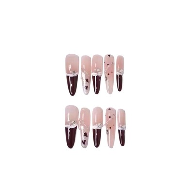 秋冬细狗长尖渐变甲|千人加购