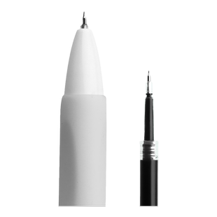 真彩ST笔尖刷题笔小白笔专用日系高颜值速干按动中性笔黑笔顺滑学生用初中0.5黑色签字水性碳素圆珠笔笔芯