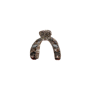 高马尾V型抓夹固定神器后脑勺丸子头发夹高级感水钻夹子头饰女