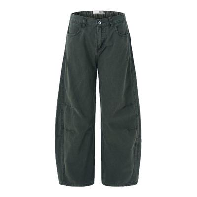 itizzue美式阔腿弯刀休闲裤男款