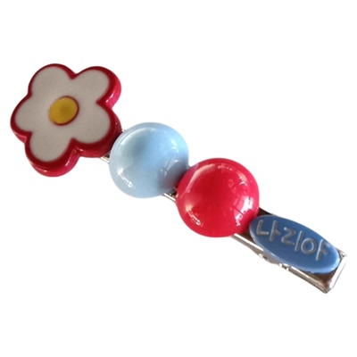 冰糖山楂~花朵发夹女2025新款