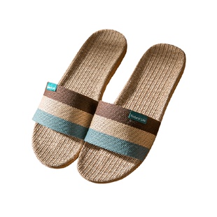 利达妮亚麻拖鞋男2026新款春秋防滑夏季室内家居大码透气凉拖鞋女