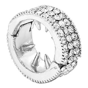 金属水钻圆形发扣女侧边刘海碎发发卡虞书欣同款小触角发夹子头饰