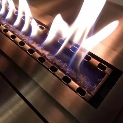 智能酒精真火壁炉家用背景墙嵌入式火焰美式无烟道取暖柜室内