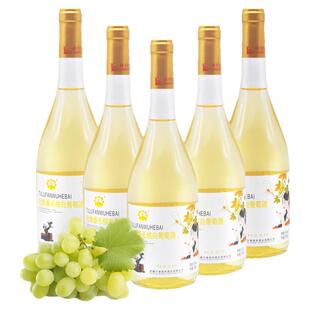 新疆瓶装半甜型吐鲁番沙漠绿洲无核白葡萄酒8度750ml新品包邮