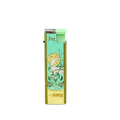 香水味夜光直冲防风打火机加厚