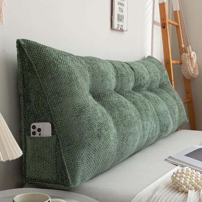 床头靠垫软包大靠背枕床靠软垫床上靠包榻榻米床边沙发三角可拆洗
