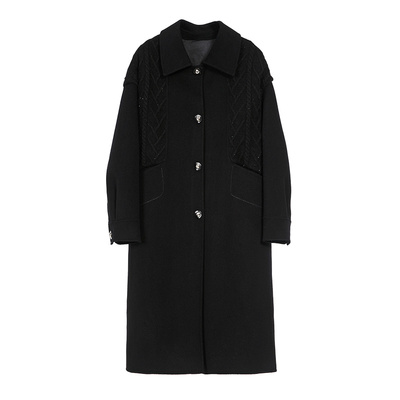 索玛休闲百搭纯色休闲大衣