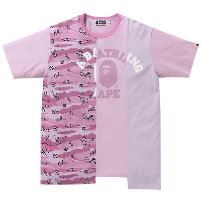 女装字母印花沙漠迷彩BAPE