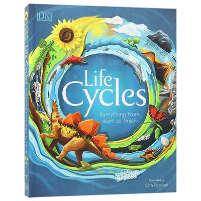 DK Life Cycles 生命循环 STEAM与百科 儿童知识科普带插图 精装 英文原版 7-12岁