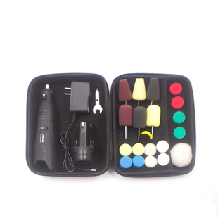 汽车美容牙刷细节抛光机小型手持内饰门把手镀铬条轮毂细节抛光机