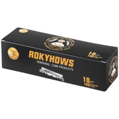 ROKYHOWS罗金霍斯瑞典进口钢制半面刀片双面人剃刀蓝胡子剃刀通用