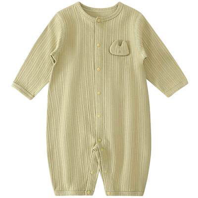 巴厘小猪新生儿婴儿春秋季连体衣