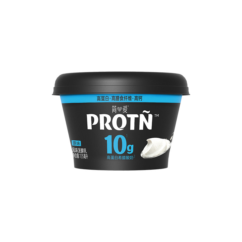 简爱PROTN高蛋白希腊酸奶135ml HYROX赛事同款 0蔗糖运动健身代餐