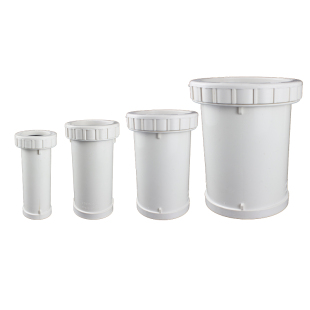 PVC加长伸缩节110排水管160螺纹抢修快接50三通接头75下水管配件