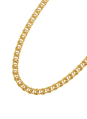 小香风项链高级感轻奢小众医用钛钢镀金可碰水不掉色短款choker女