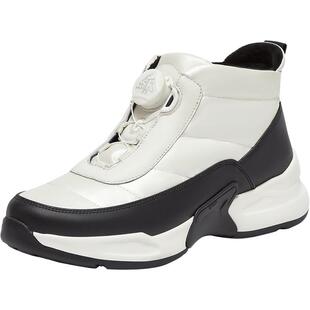 SKAP圣伽步女鞋2025冬季新款运动靴短筒保暖高帮轻质女款休闲靴