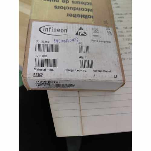 询价Infineon英飞凌可控硅T1219N26TOF