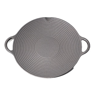 九鼎铸匠老式铸铁户外卡式炉不易沾韩式露营烧烤铁板家用煎烤盘