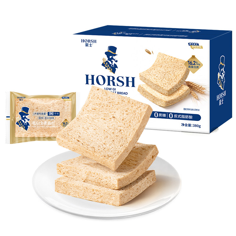 豪士低GI全麦吐司面包早餐零食品